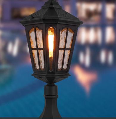 南口街道柱头灯