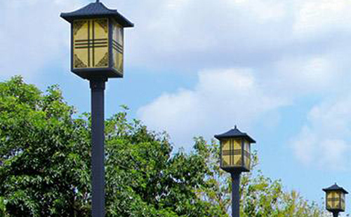 南口街道庭院灯安装间距与布灯设计全解析